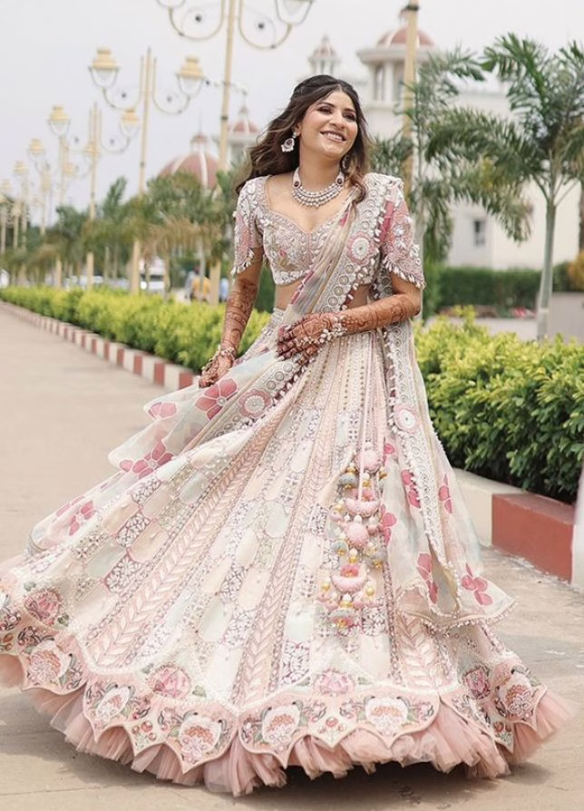 5 Classical Indian Ethnic Wear Dresses for 2025 5 5 Classical Indian Ethnic Wear Dresses for 2025 flowy lehenga choli