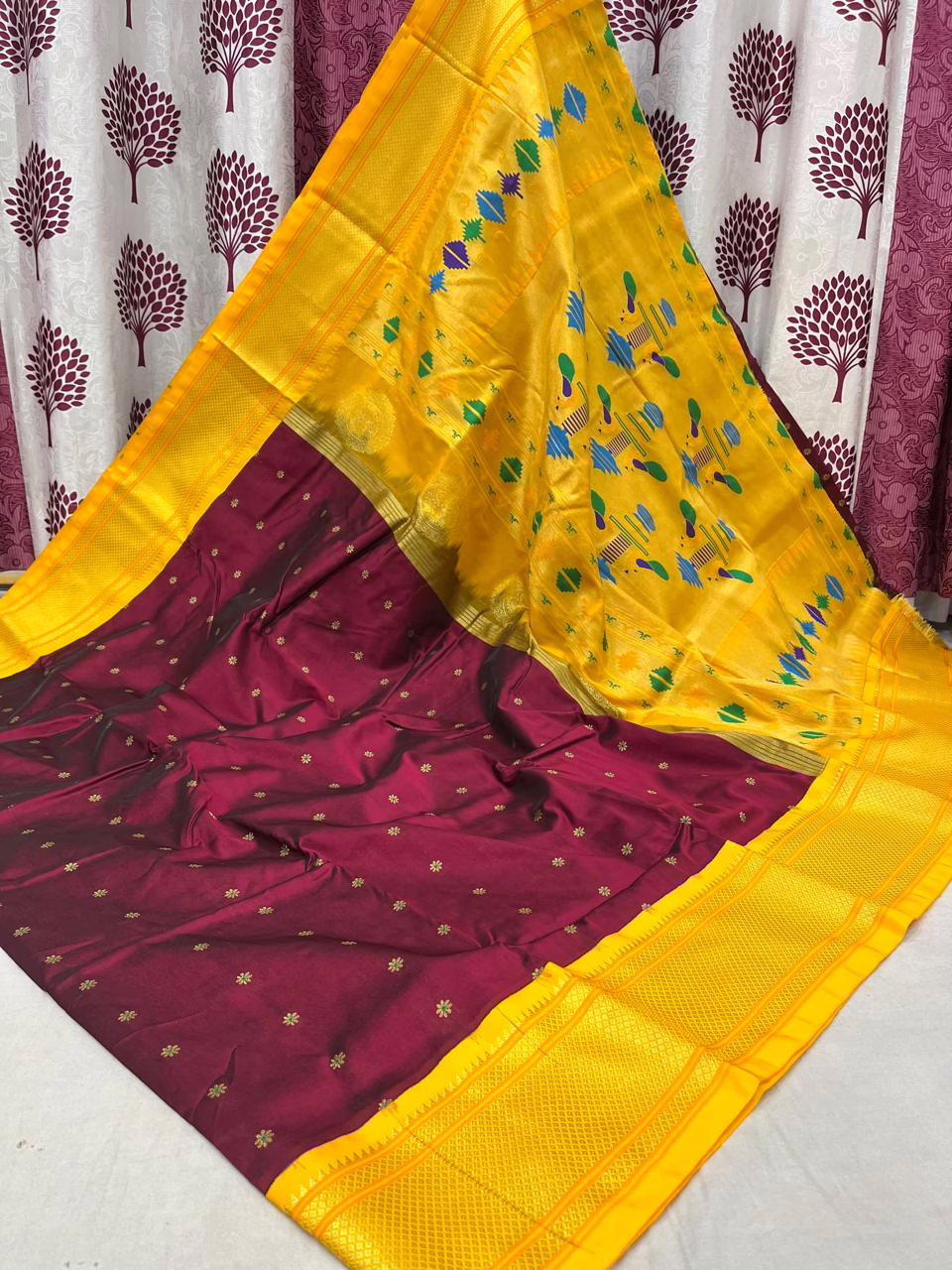 Paithani Sarees: A Masterpiece in Traditional Handicrafts (Written by Sophia Shome)
