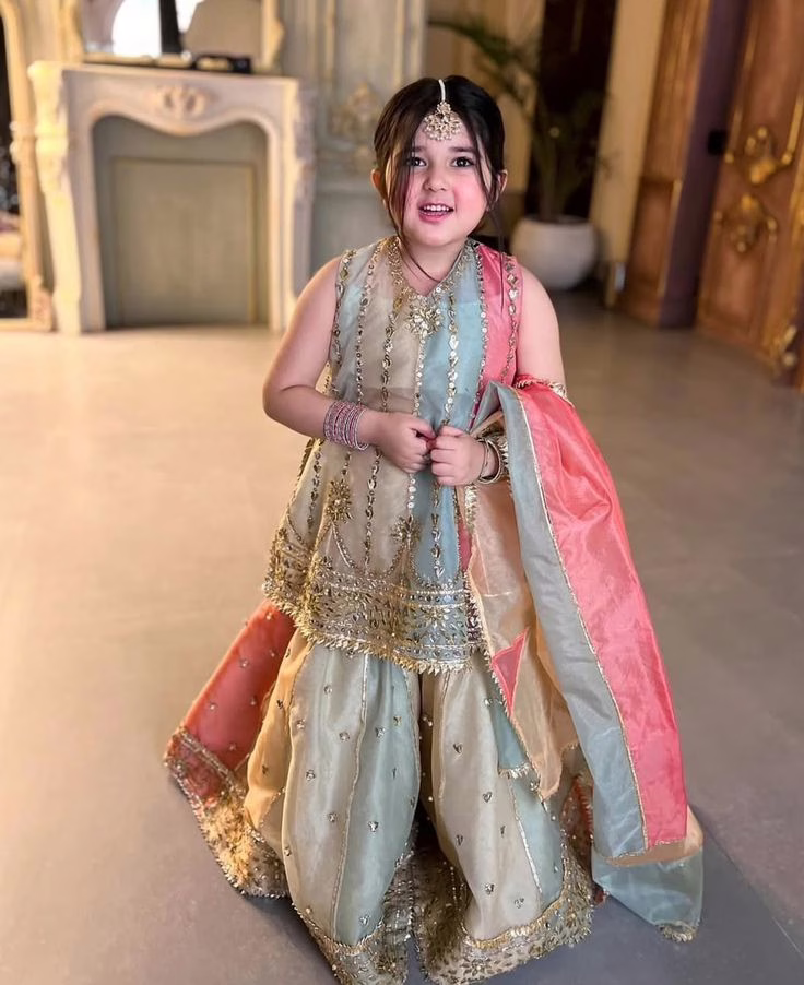 little girls look great with a sahara suit 