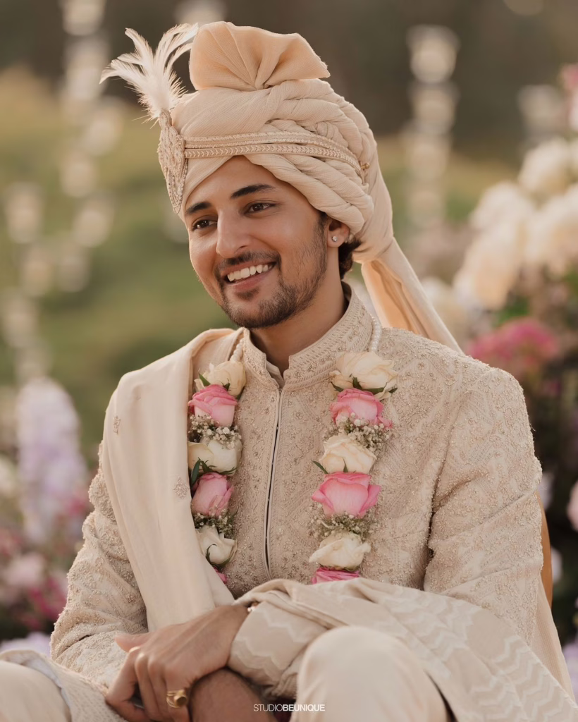 Happy Indian groom 