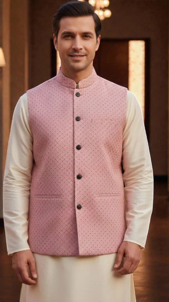 A man wearing a Modi Jacket.