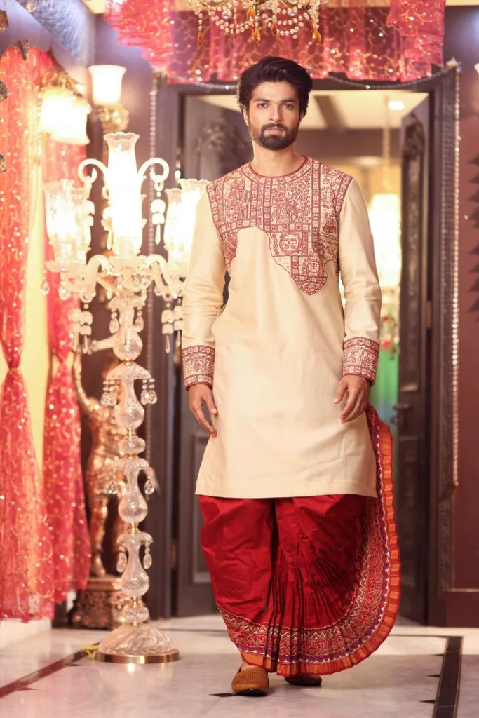 5 Elegant Traditional Bengali Outfits Every Man Must Try 3 5 Elegant Traditional Bengali Outfits Every Man Must Try A man has paired Tussar Silk Panjabi with Pajama , one of the popular traditional bengali outfits