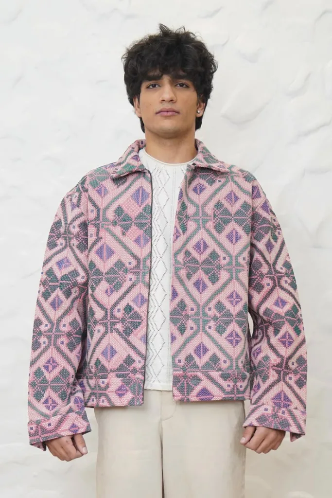 5 Elegant Traditional Bengali Outfits Every Man Must Try 2 5 Elegant Traditional Bengali Outfits Every Man Must Try A man wearing a Katha Stitch jacket , which is one of the most popular traditional bengali outfits