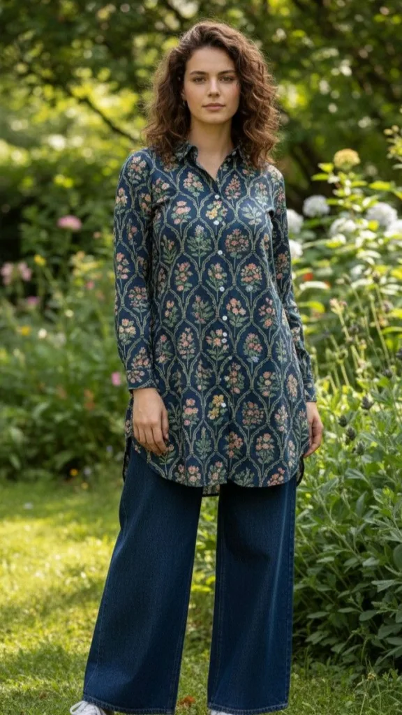 Styling a Short Kurti: 5 Mistakes To Avoid 4 Styling a Short Kurti: 5 Mistakes To Avoid Styling a short kurti with wide-leg jeans creates a modern ethnic wear look that's comfortable, stylish, and perfect for every day.